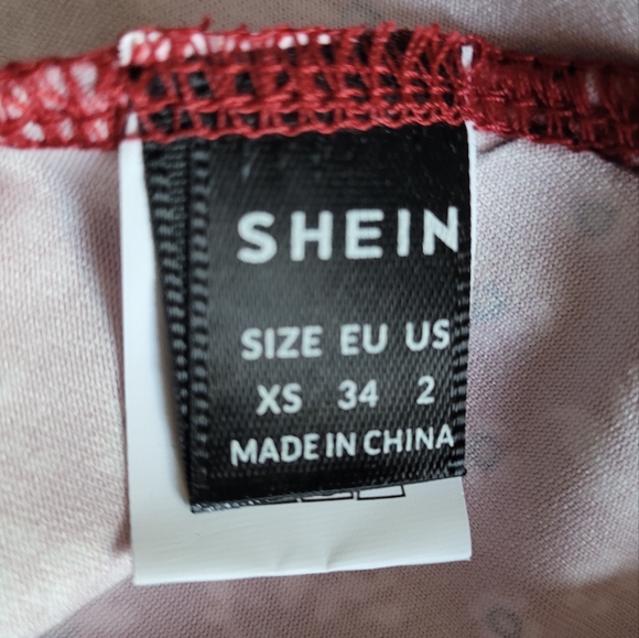 Red Floral Dress - Picture 6 of 6